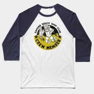 Sapers Space Ship Club Crew Member Baseball T-Shirt